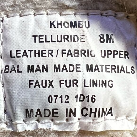 Womens KHOMBU Telluride Red Faux Fur Winter Duck Boots / Size 8M - Picture 11 of 11